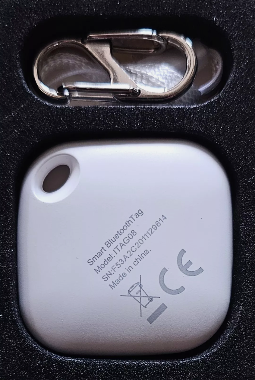 4Pack OSCANNA MFI Certified Tracker Tags 3Year Battery works with Apple Findmy