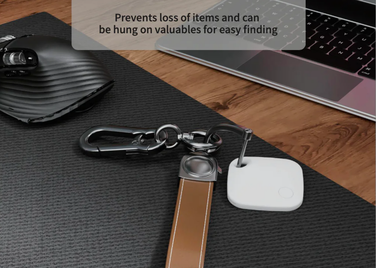 OSCANNA Apple MFI Certified Air tags White (Tag 03)