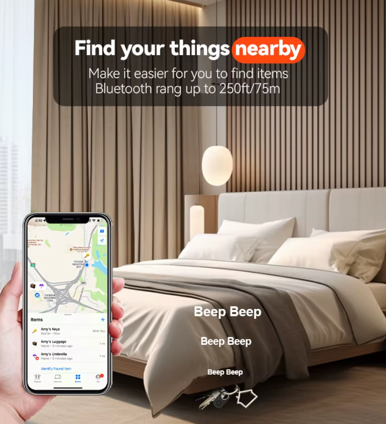 OSCANNA Apple MFI Certified Air tags White (Tag 12)