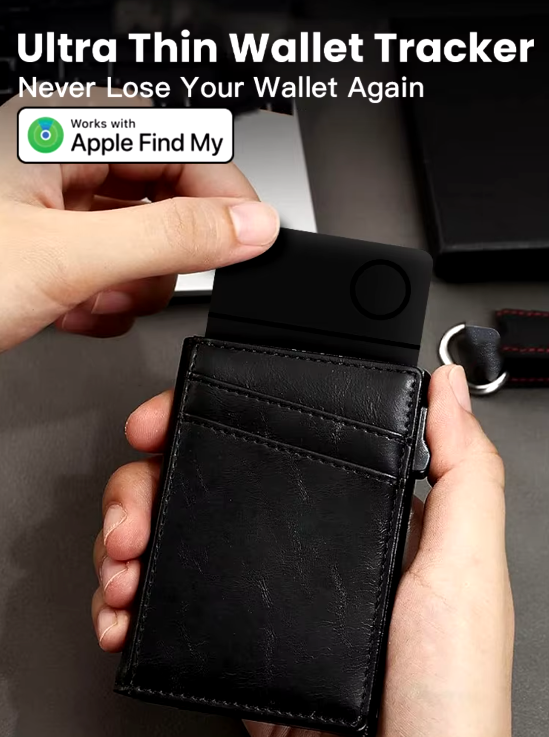 OSCANNA Apple MFI Certified Air tags (Card 02) Rechargeable