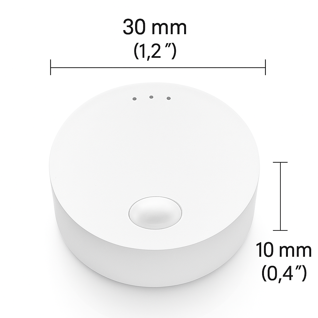 OSCANNA Apple MFI Certified Air tags White (Tag 06)