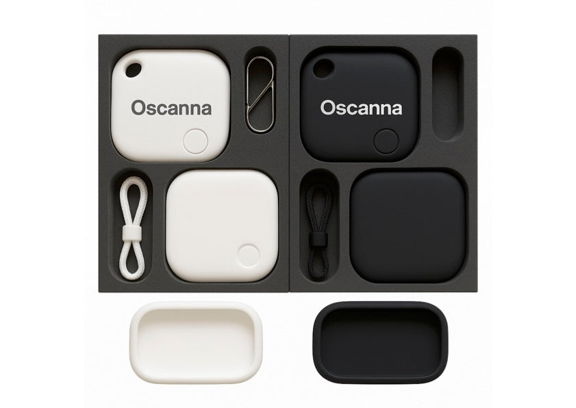 2-Pack Oscanna Tracker Tag compatible with Google Find My Device ( ANDROID ONLY)