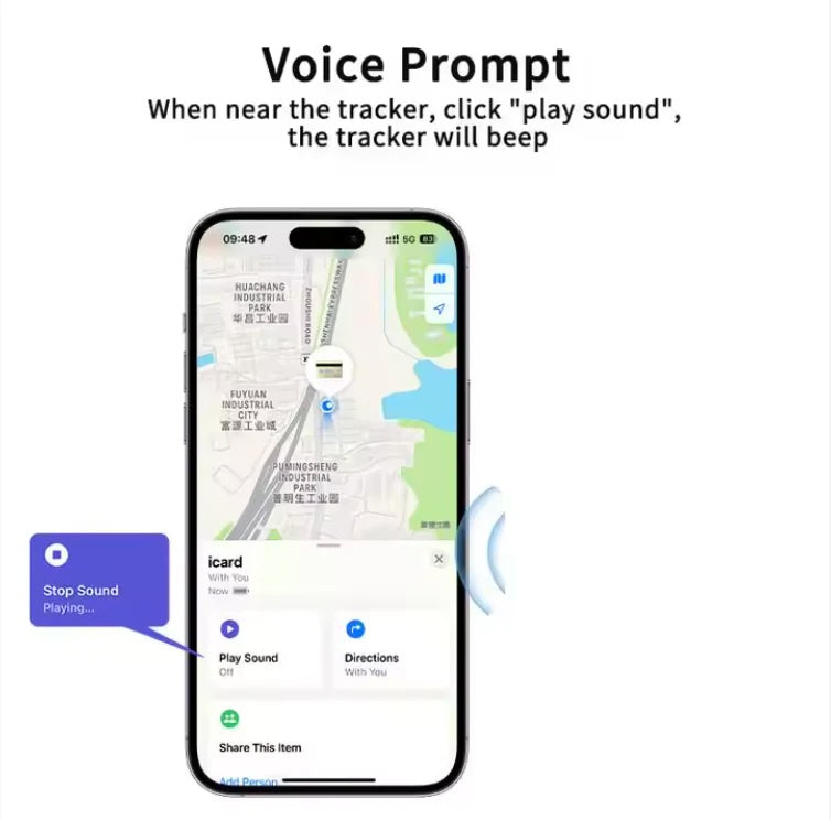 2Pack Oscanna Find My Compatible Square Tracker – Compact Bluetooth Item Finder | 29mm x 29mm, 9mm Thin, 12g | Keychain Luggage Wallet Pet Tracker | Works with Apple Find My Network