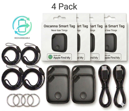 Oscanna Rechargeable Smart Tag for Apple find My
