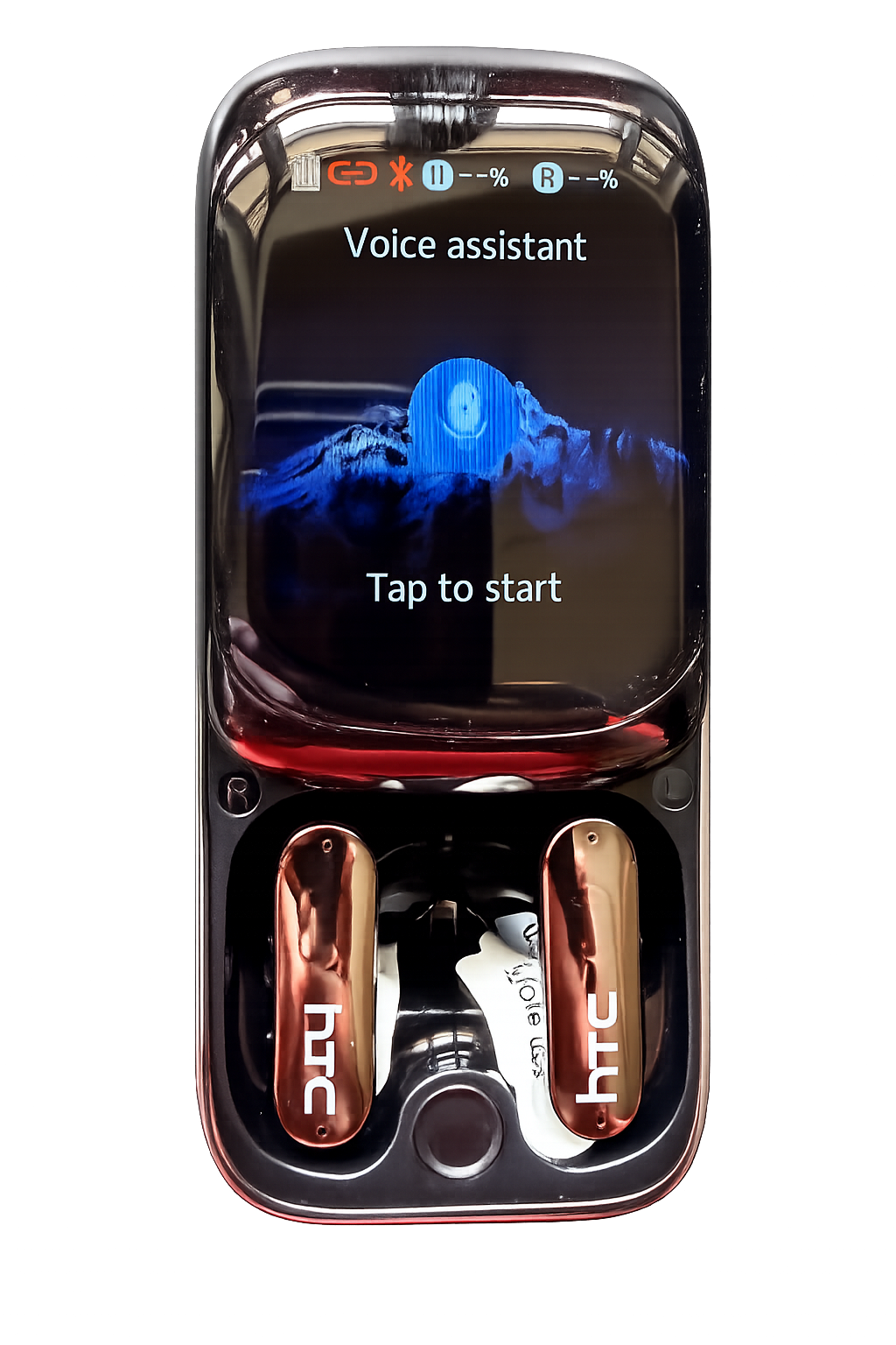 HTC NE48 TWS Earbuds AI Translation Touchscreen Case Bluetooth
