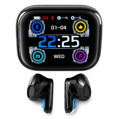 HTC NE68 AI Translation Wireless Earbuds – HD Touch Screen Bluetooth 6.0 Earphones