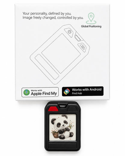 Oscanna E-Ink Smart Tag – Display Tracker for Apple Find My & Find Hub
