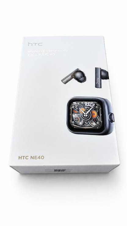 HTC NE40 AI Translation Wireless Earbuds Bluetooth 6.0 Earphones LED Display, High Fidelity Waterproof Wireless Earphones, TWS Touch Control Earbuds