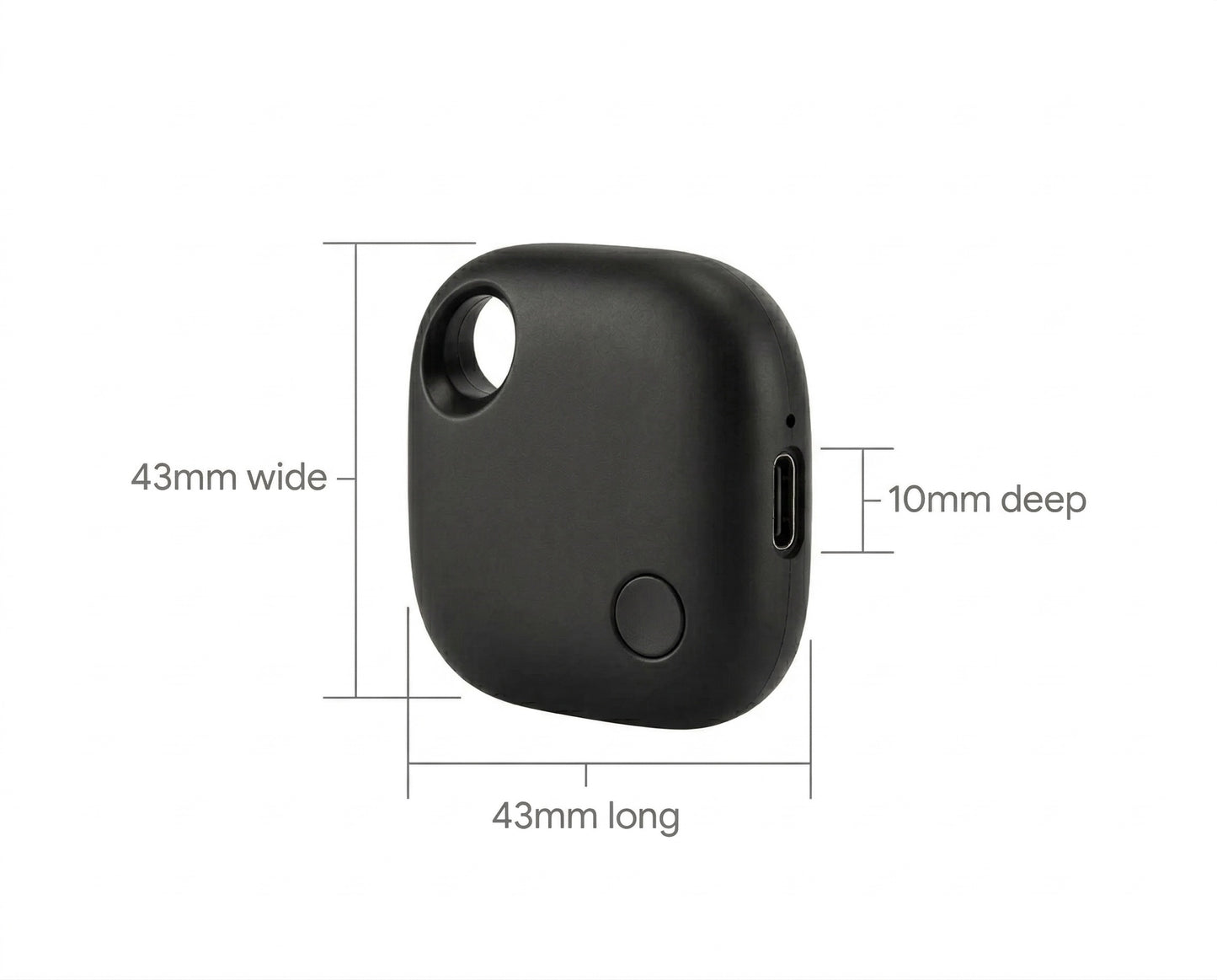 Rechargeable ANDROID Tracker Tag works with Google Find Hub( airtag alternative)