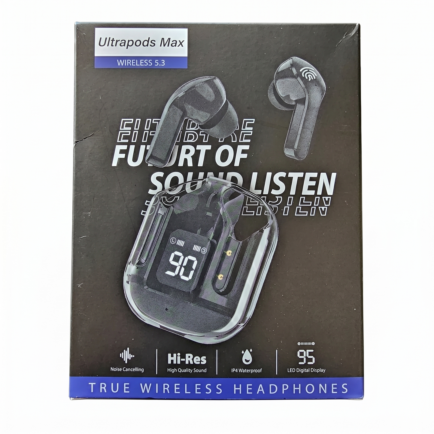 AI Translation Earbuds Full Colour Touch Screen Wireless Bluetooth Headphones BUY 1 Get 1 Free!