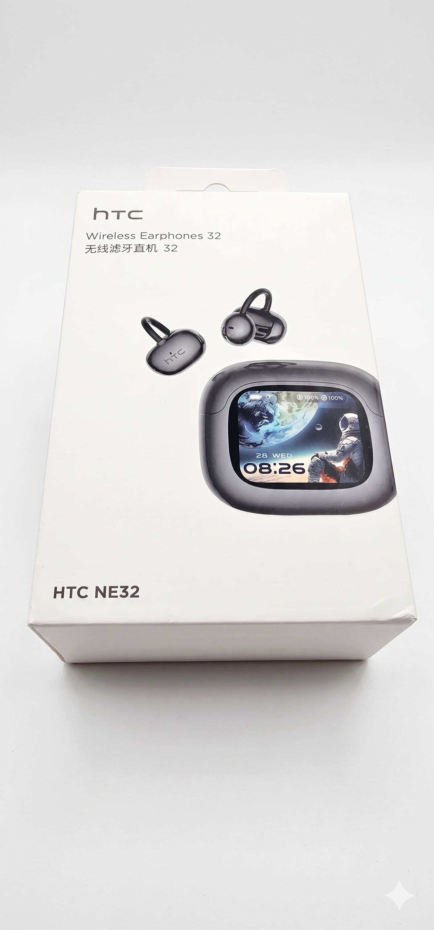 イヤホン HTC Wireless Earphones 32 (NE32) HTC NE32 Clip-On Wireless AI Translation Earphones with Smart