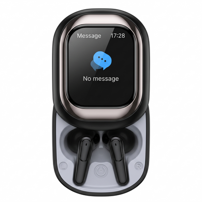 AI Translation Earbuds Full Colour Touch Screen Wireless Bluetooth Headphones BUY 1 Get 1 Free!