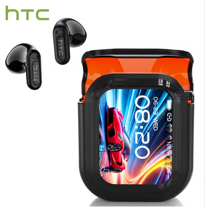 HTC NE20 AI Translation Earbuds with Touchscreen Case