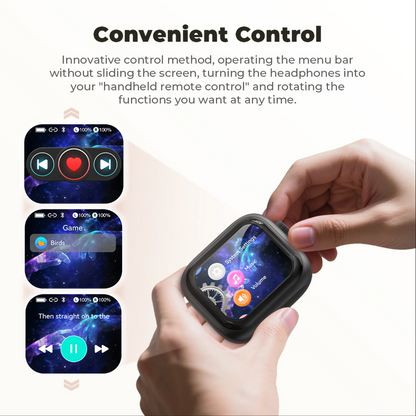 HTC NE40 AI Translation Wireless Earbuds Bluetooth 6.0 Earphones LED Display, High Fidelity Waterproof Wireless Earphones, TWS Touch Control Earbuds