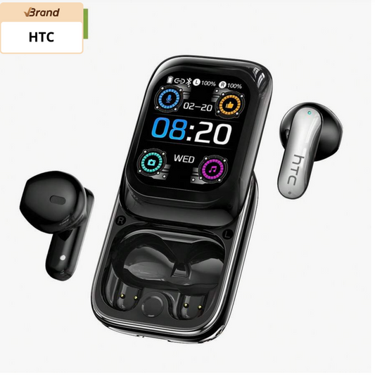 HTC NE48 TWS Earbuds AI Translation Touchscreen Case Bluetooth