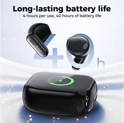HTC NE68 AI Translation Wireless Earbuds – HD Touch Screen Bluetooth 6.0 Earphones