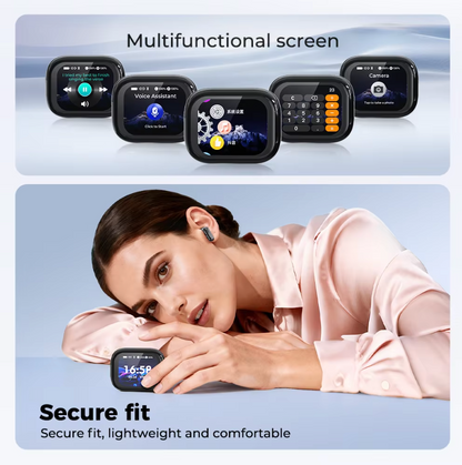 HTC NE68 AI Translation Wireless Earbuds – HD Touch Screen Bluetooth 6.0 Earphones