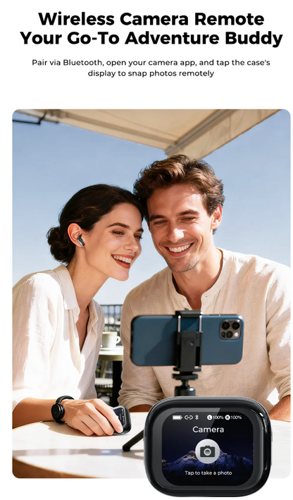 HTC NE68 AI Translation Wireless Earbuds – HD Touch Screen Bluetooth 6.0 Earphones