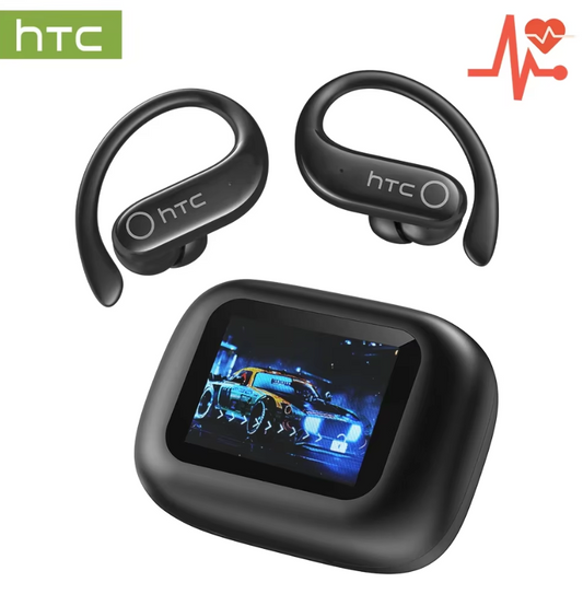 HTC NE61 AI Translator Wireless Earbuds Bluetooth Sports Earphones Heart Rate Monitor
