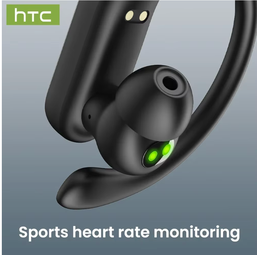HTC NE61 AI Translator Wireless Earbuds Bluetooth Sports Earphones Heart Rate Monitor
