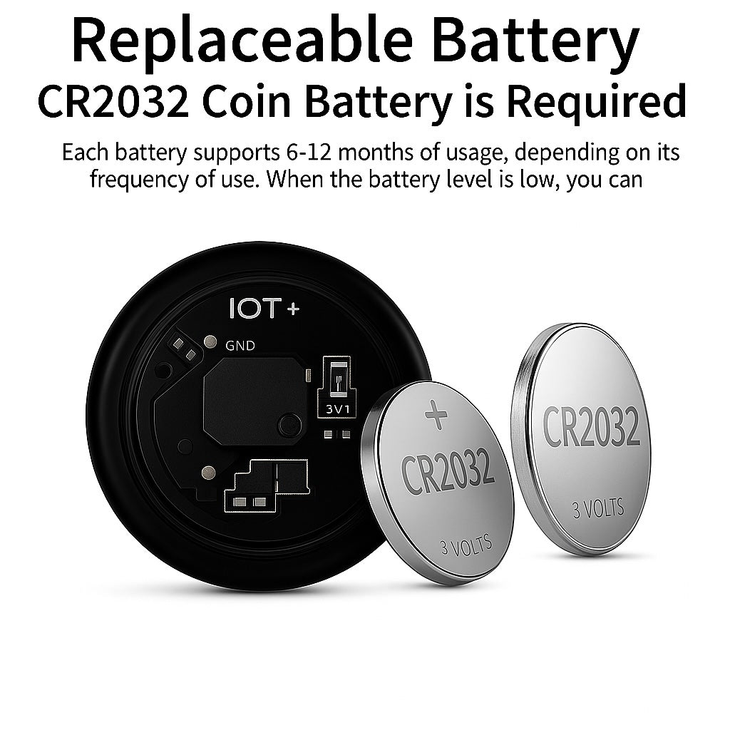 2Pack Oscanna 2025 IOT Ultra Light Find My Compatible Smart Tracker