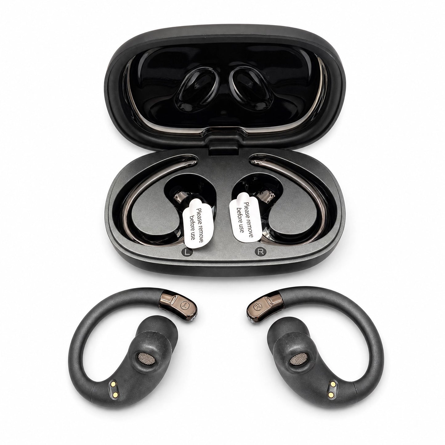 HTC NE22 2-in-1 AI Translation Earbuds – TWS & Open-Ear Bluetooth 6.0