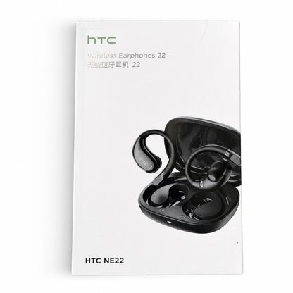 HTC NE22 2-in-1 AI Translation Earbuds – TWS & Open-Ear Bluetooth 6.0