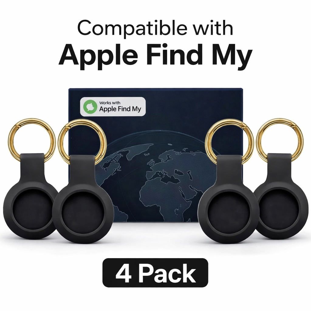4 Pack Oscanna 2025 Smart GPS Air tracker Tag compatible with Apple Findmy