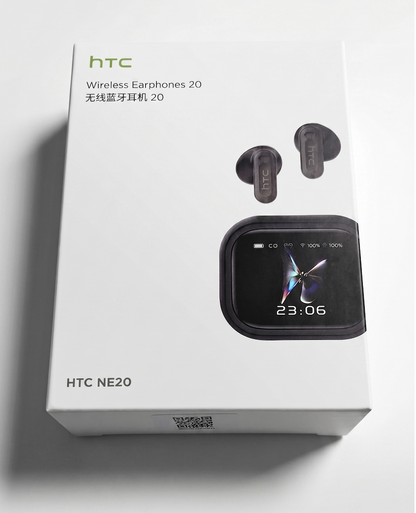 HTC NE20 AI Translation Earbuds with Touchscreen Case