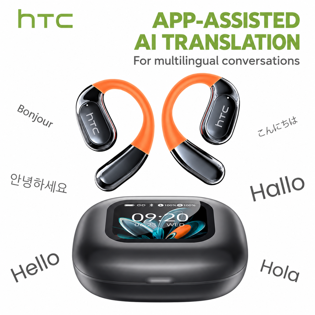 HTC NE27 app-assisted AI translation