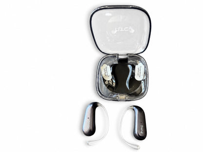 HTC NE38 AI Translation Open-Ear Earbuds – Bluetooth 6.0
