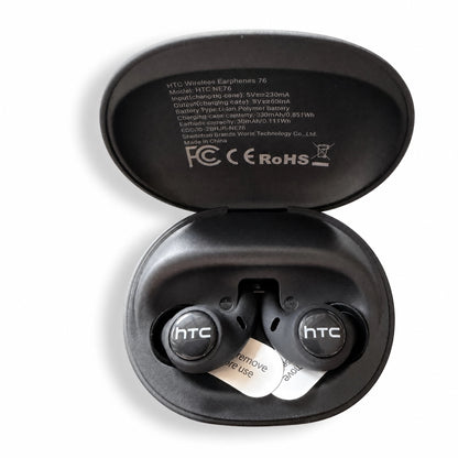 HTC NE76 AI Translation Sleep Earbuds – Bluetooth 6.0 Mini TWS
