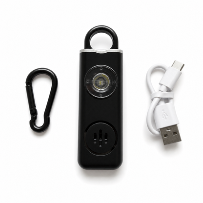 Oscanna Personal Alarm Keychain – 130dB Siren, Strobe & Apple Find My