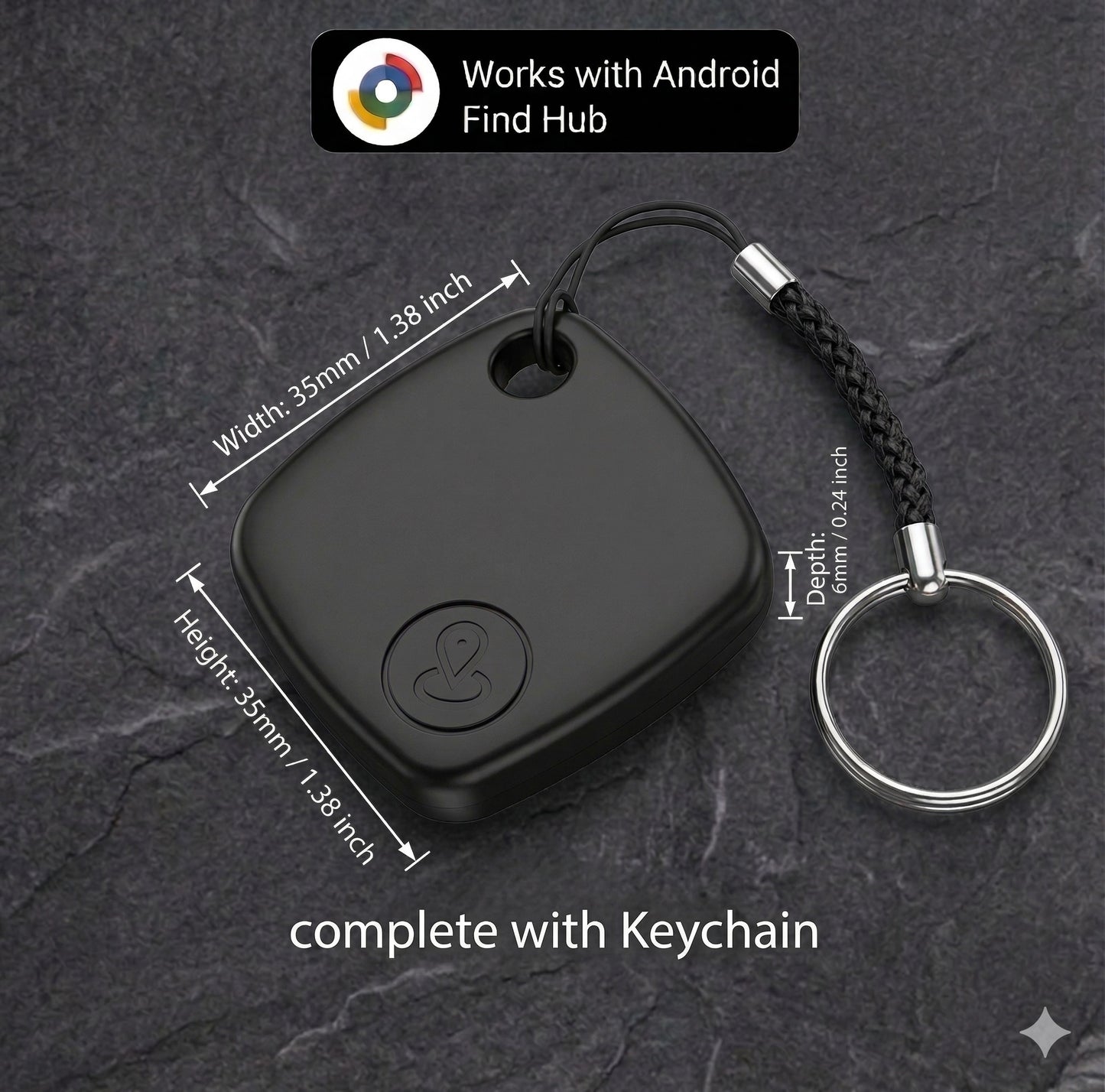 Android Smart Tag Tracker Compatible with Google Find Hub