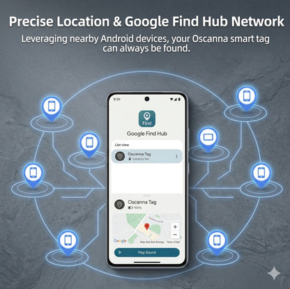 Android Tracker Tags 2-Pack or 4-Pack – Works with Google Find Hub