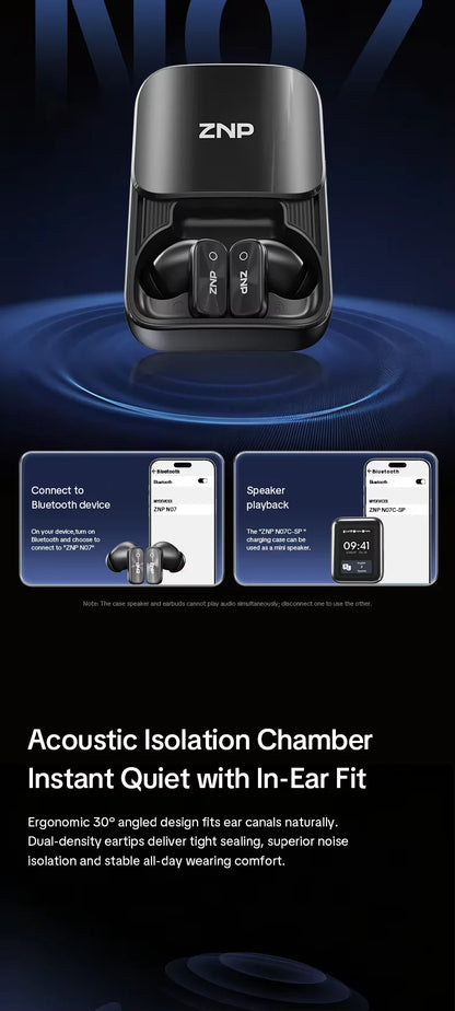 ZNP N07 charging case and supplier guide to Bluetooth audio modes